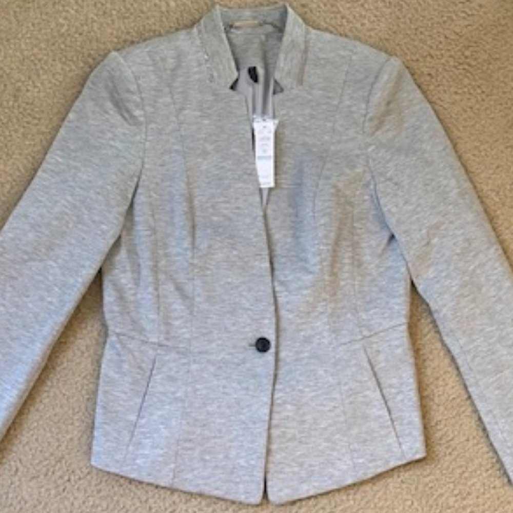 NWT WHBM grey trophy jacket